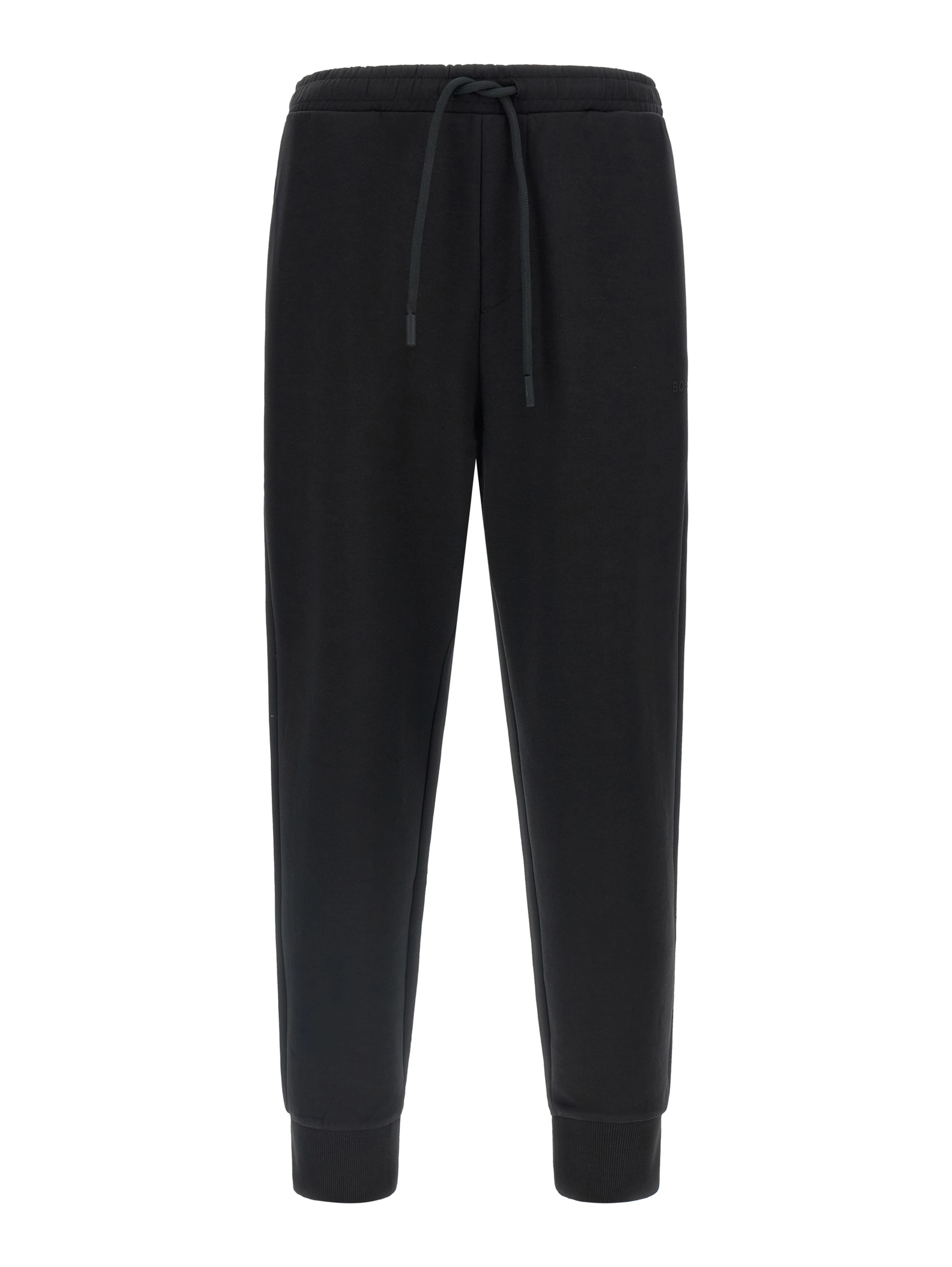 Black Cotton Joggers (Workout Pants)