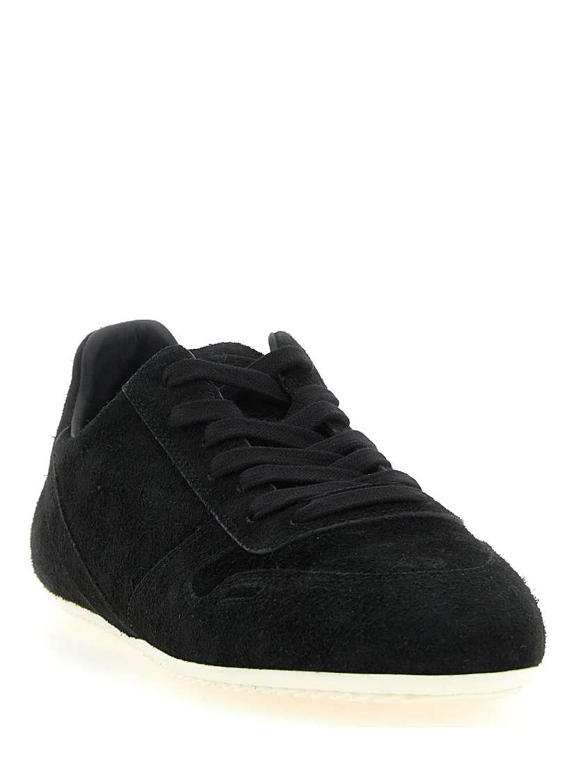 Bicolor Calfskin Low Top Sneakers