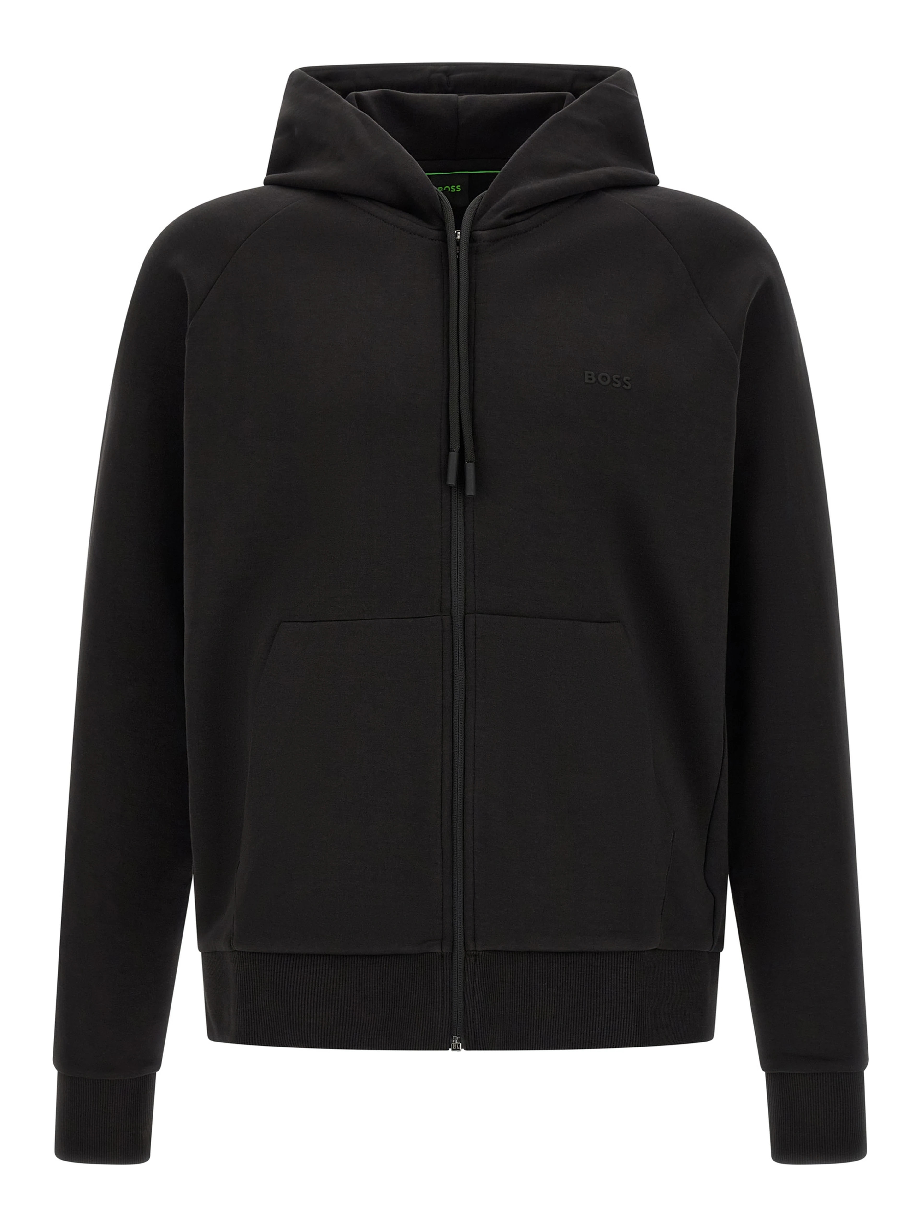 Black Cotton Sweatshirt