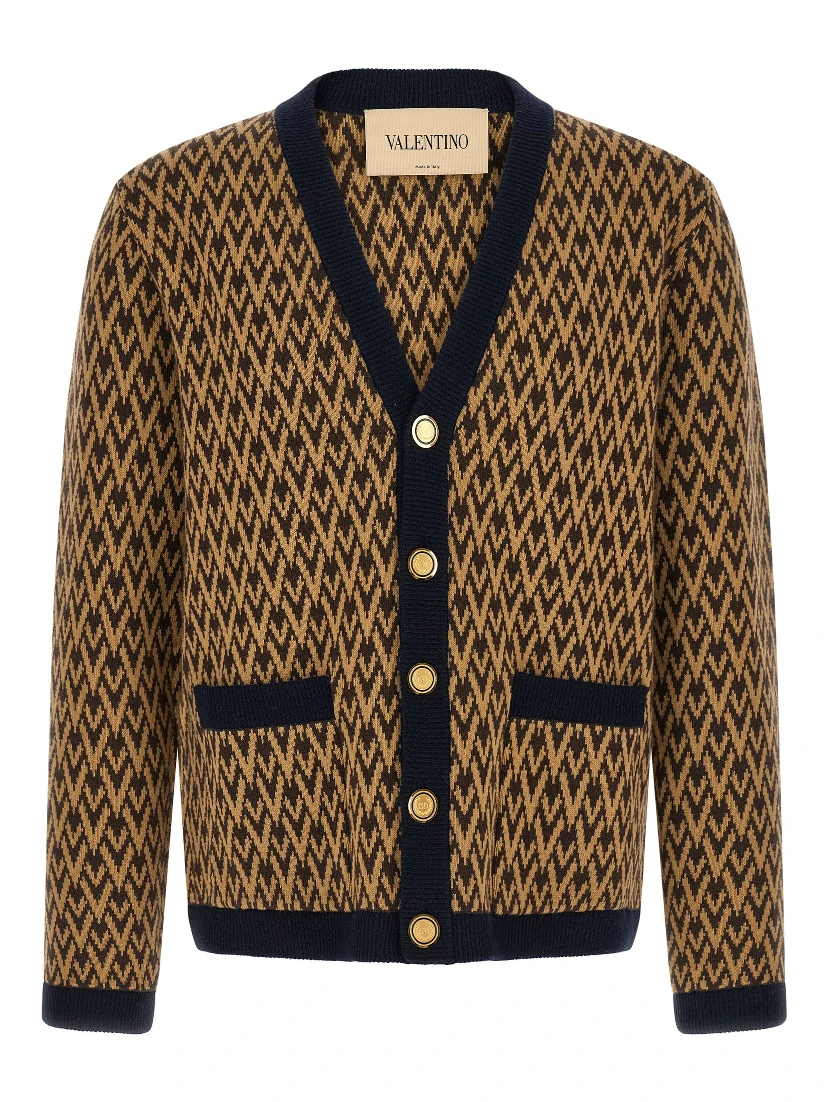 Multicolor Cashmere Cardigan