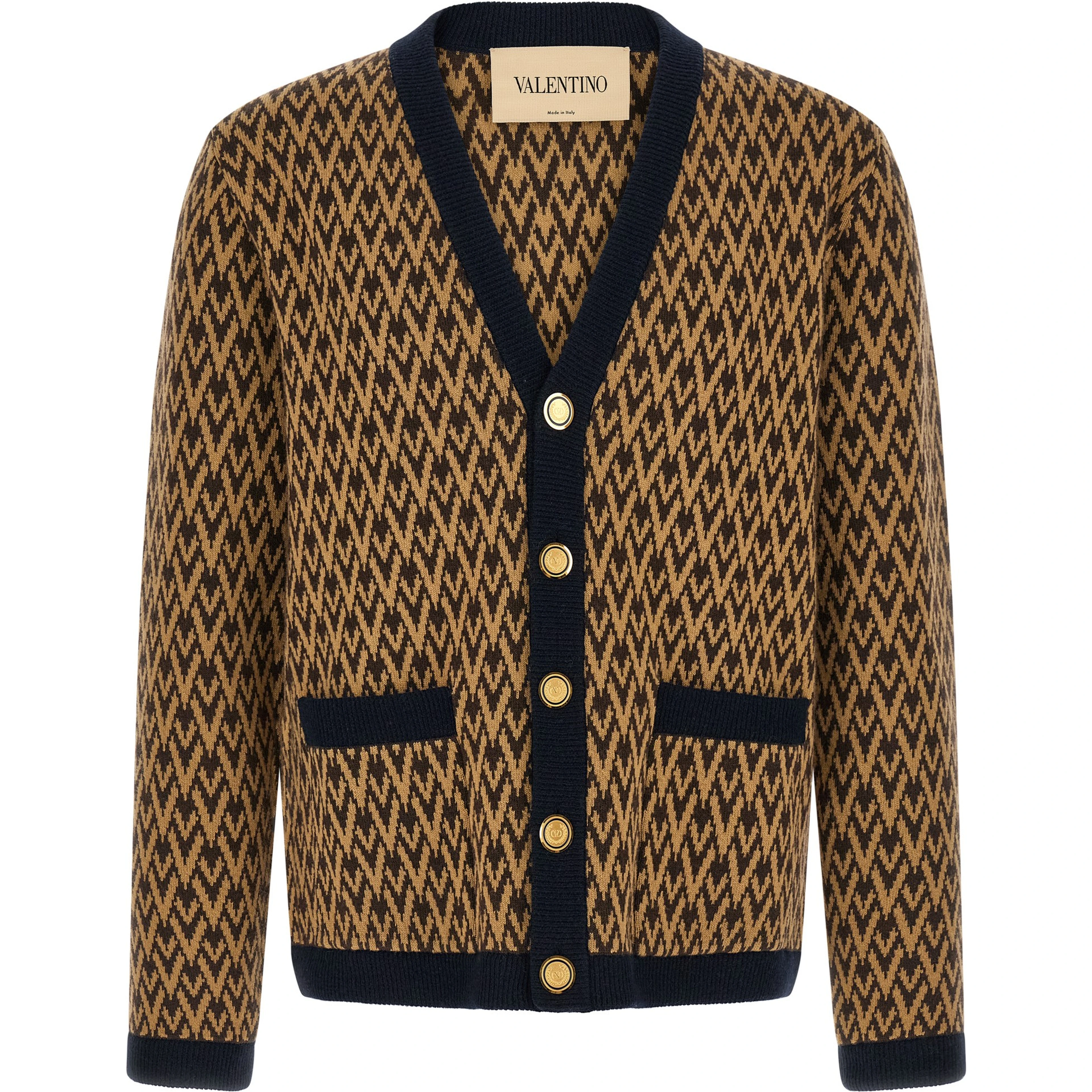 Multicolor Cashmere Cardigan