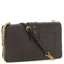 Brown Calfskin Crossbody Bag