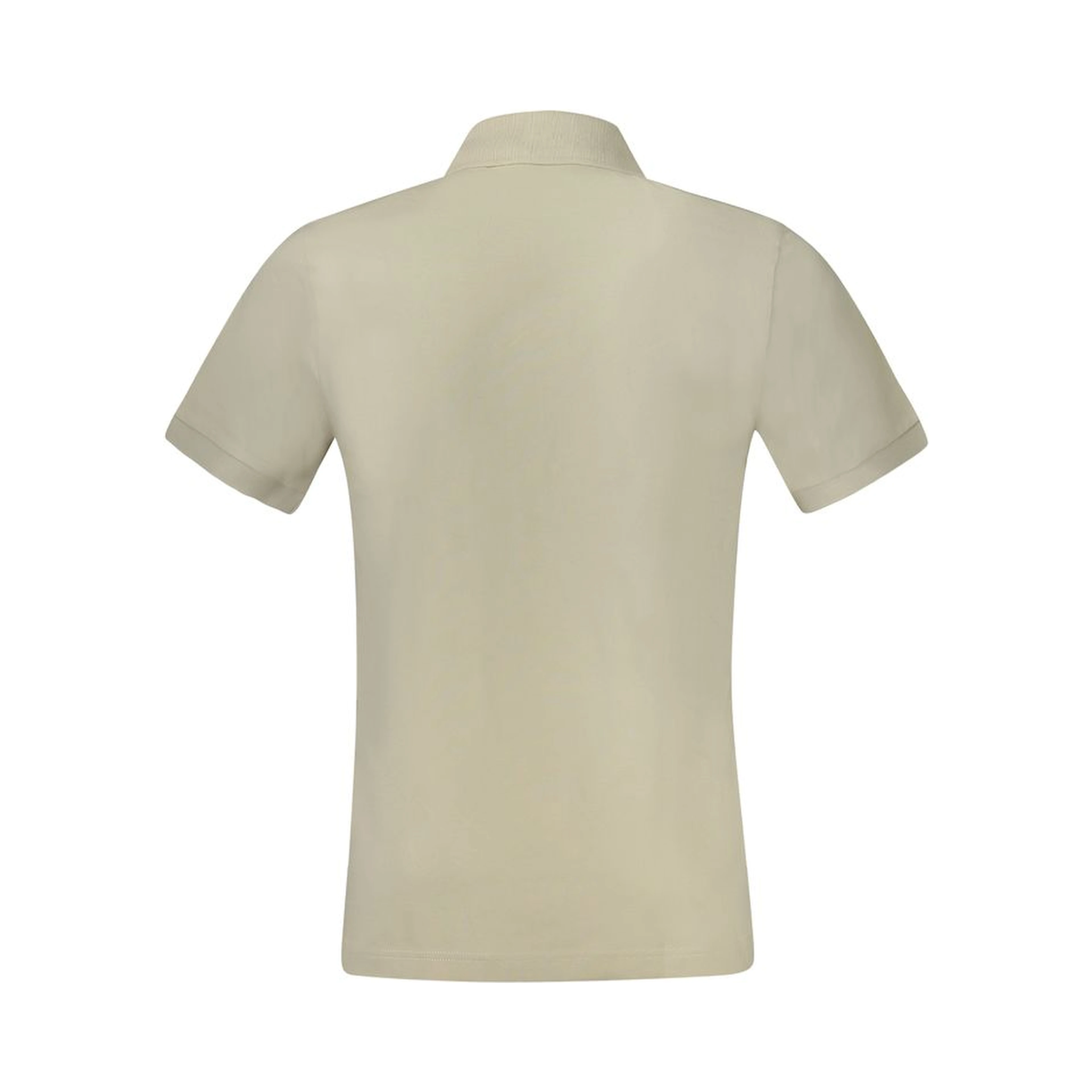 Beige Cotton Men's Polo