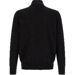 Black Cotton Cardigan