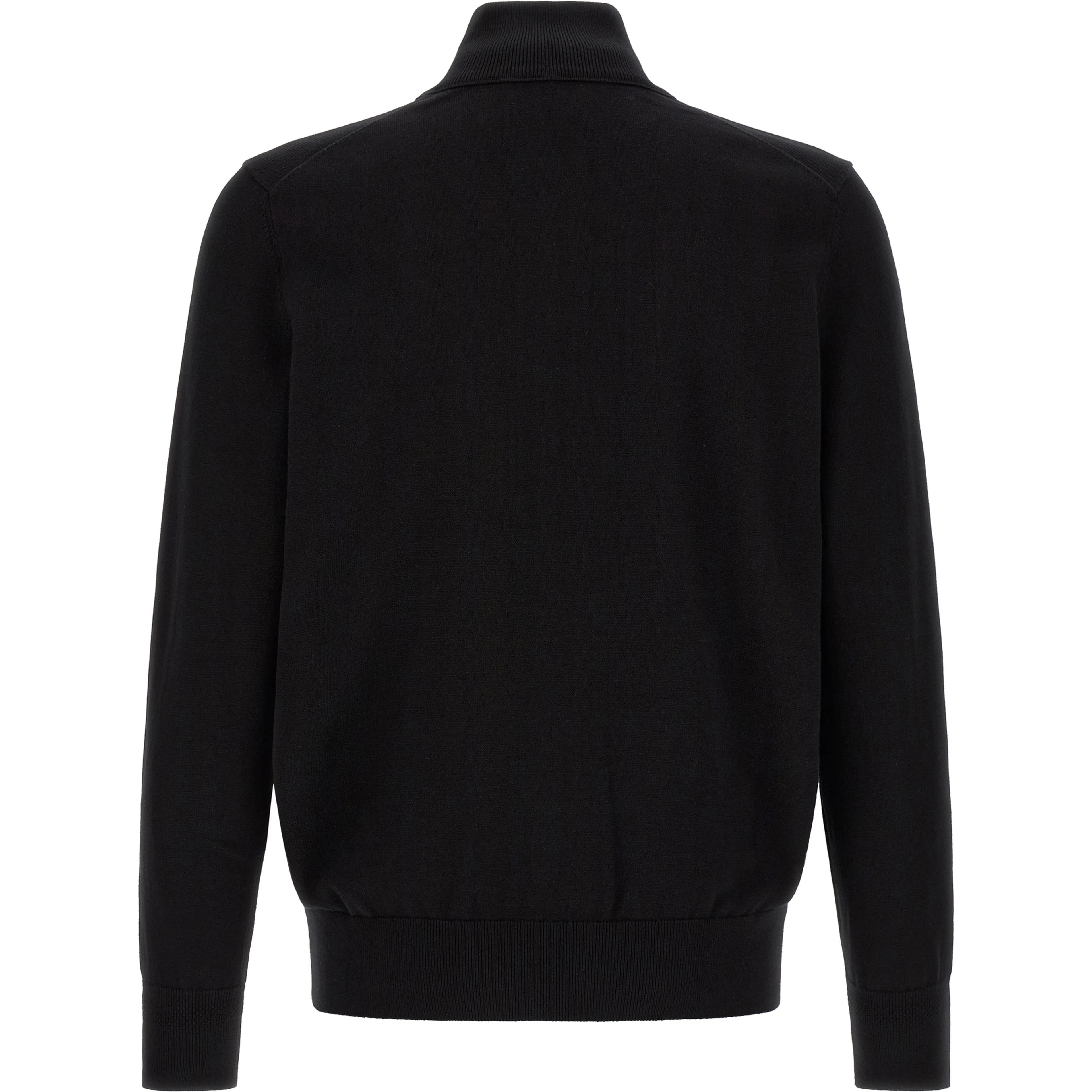 Black Cotton Cardigan