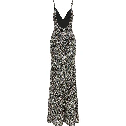 Multicolor Viscose Long Dress