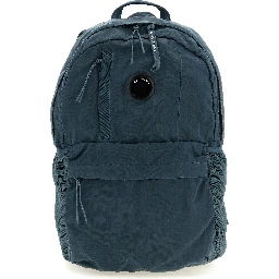 Blue Polyamide Backpack