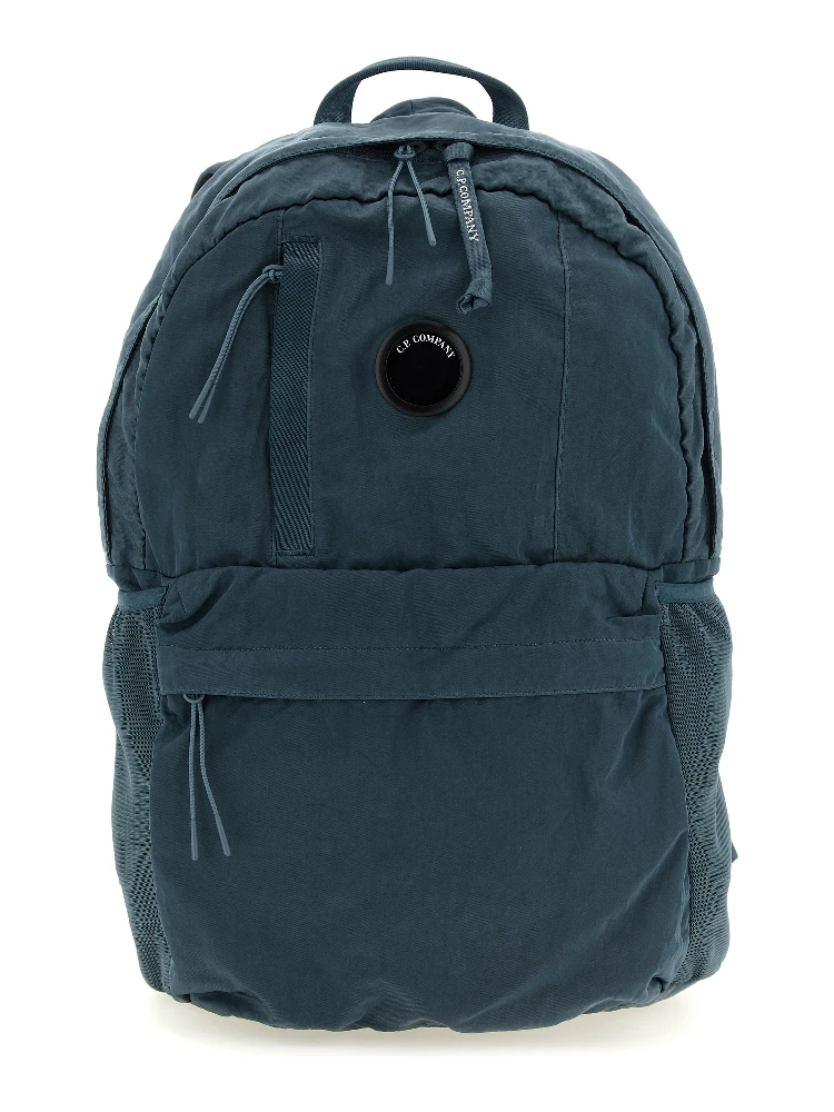 Blue Polyamide Backpack