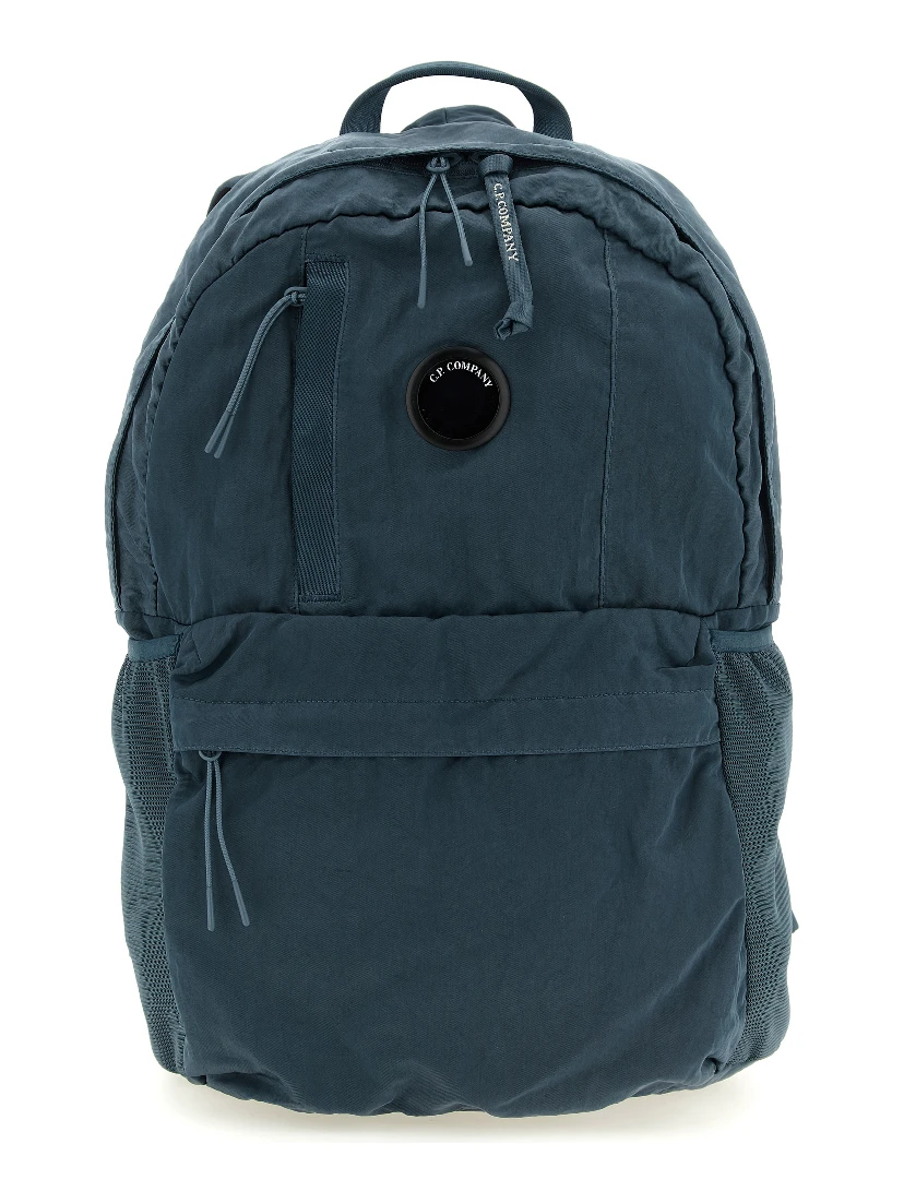 Blue Polyamide Backpack