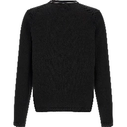 Black Cotton Cardigan
