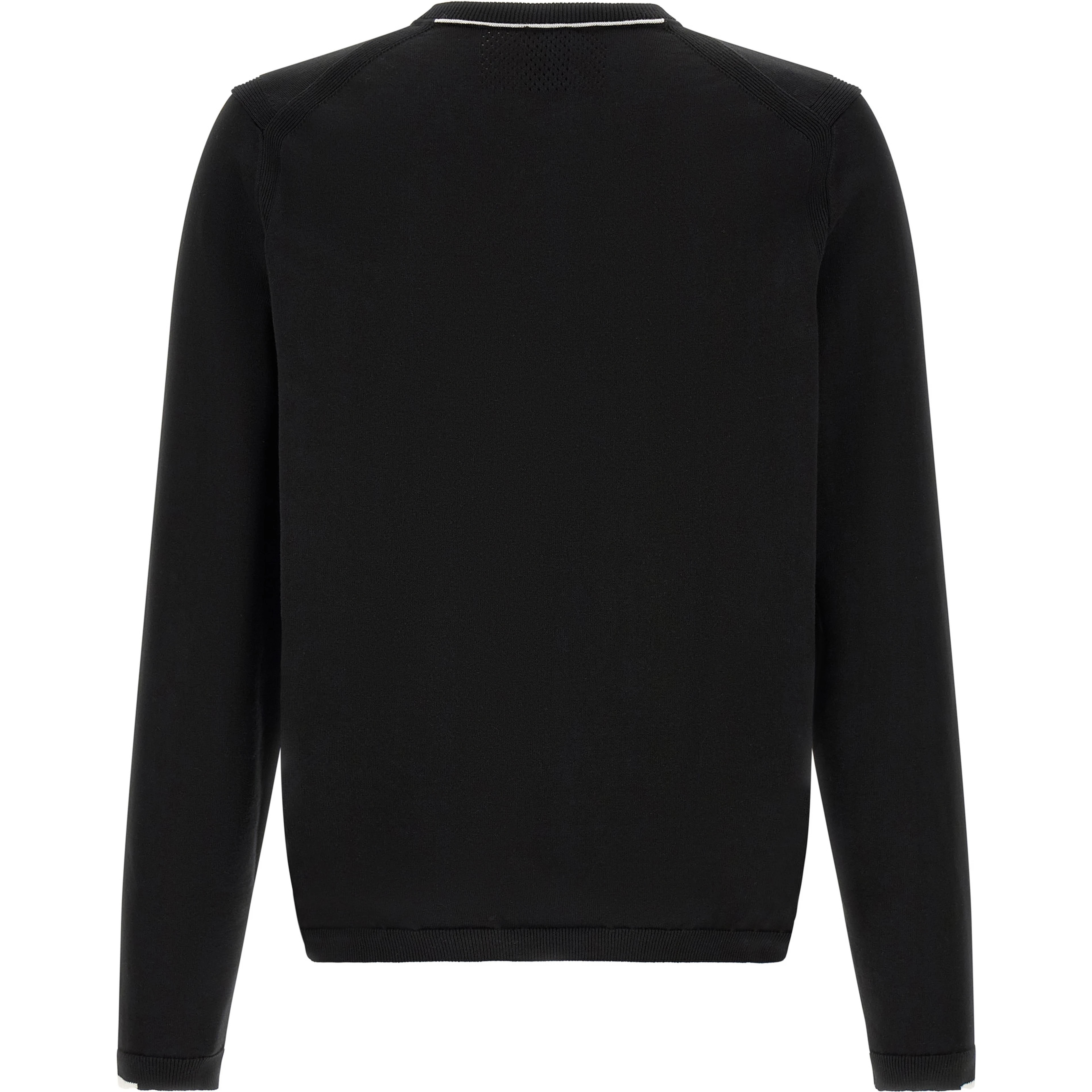 Black Cotton Cardigan