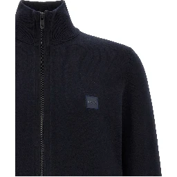Blue Cotton Cardigan