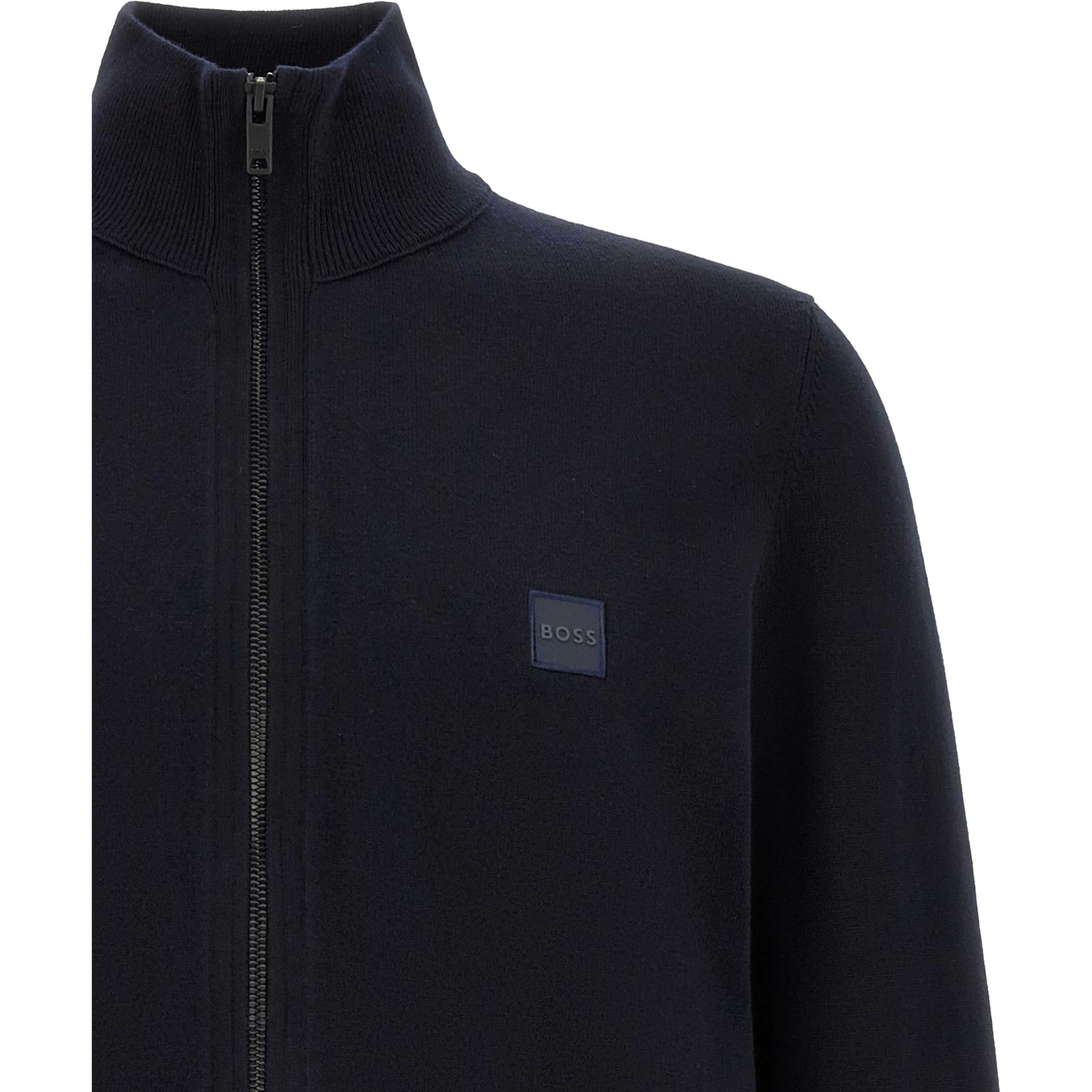 Blue Cotton Cardigan