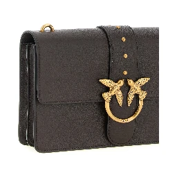 Brown Calfskin Crossbody Bag