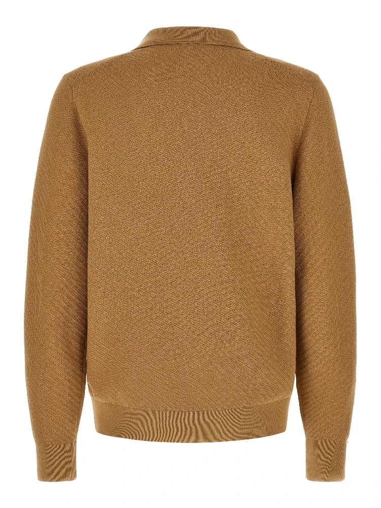 Brown Cotton Polo Shirt alternative