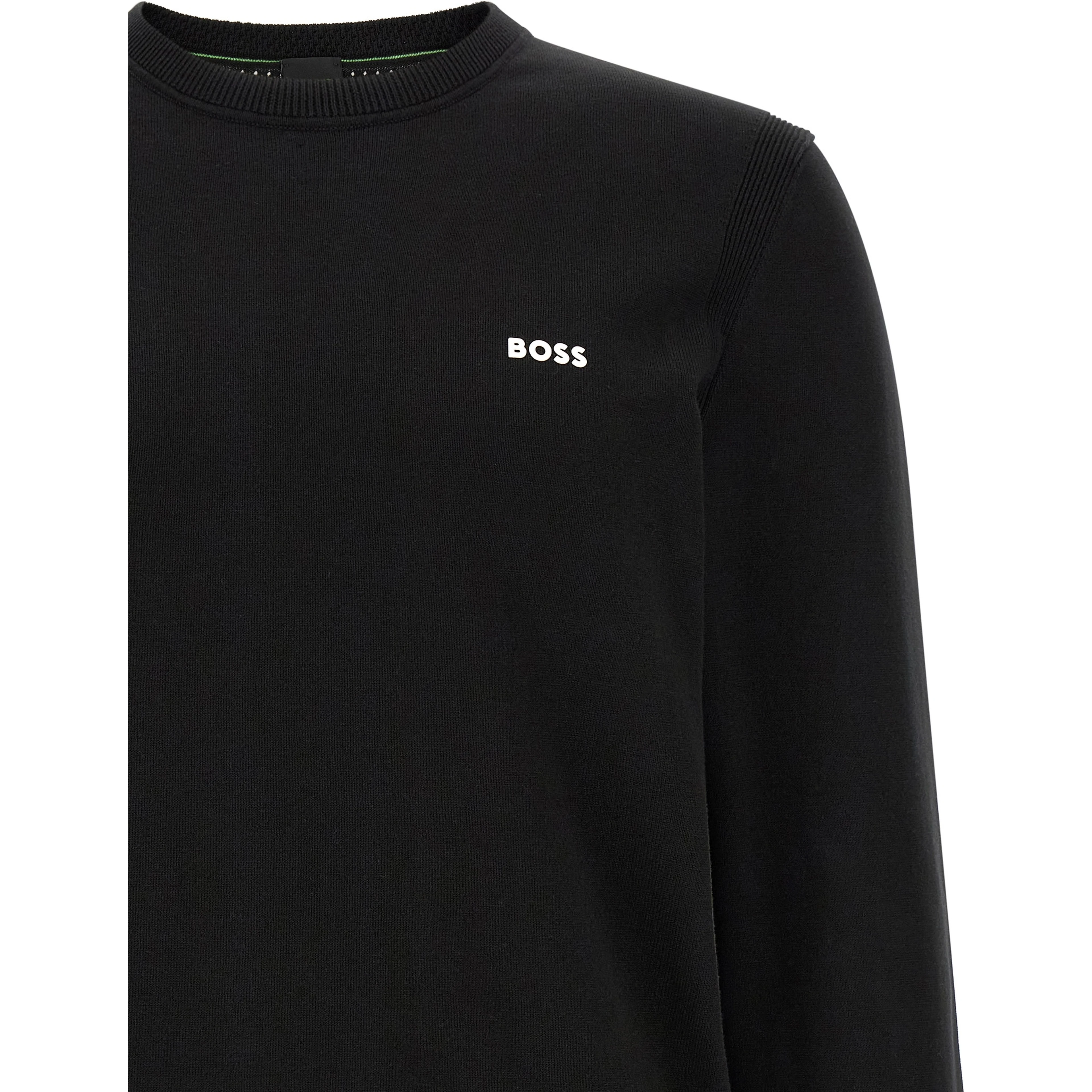 Black Cotton Cardigan
