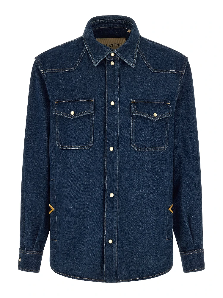 Blue Cotton Blouse