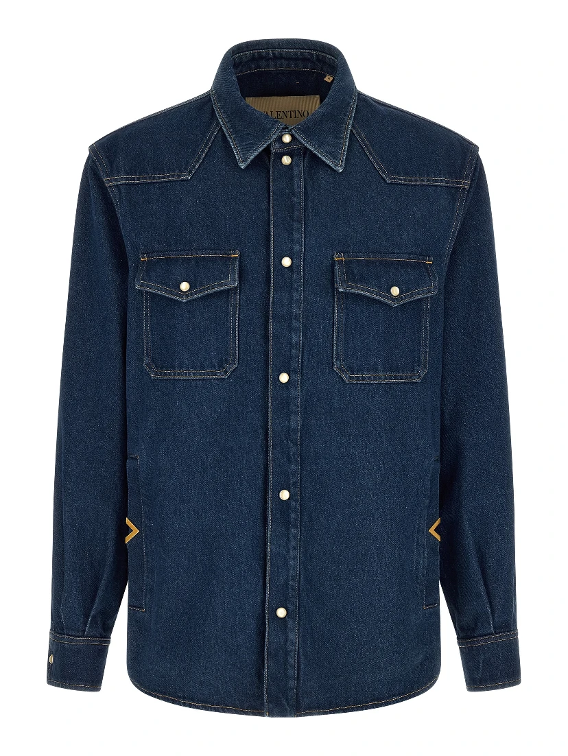 Blue Cotton Blouse