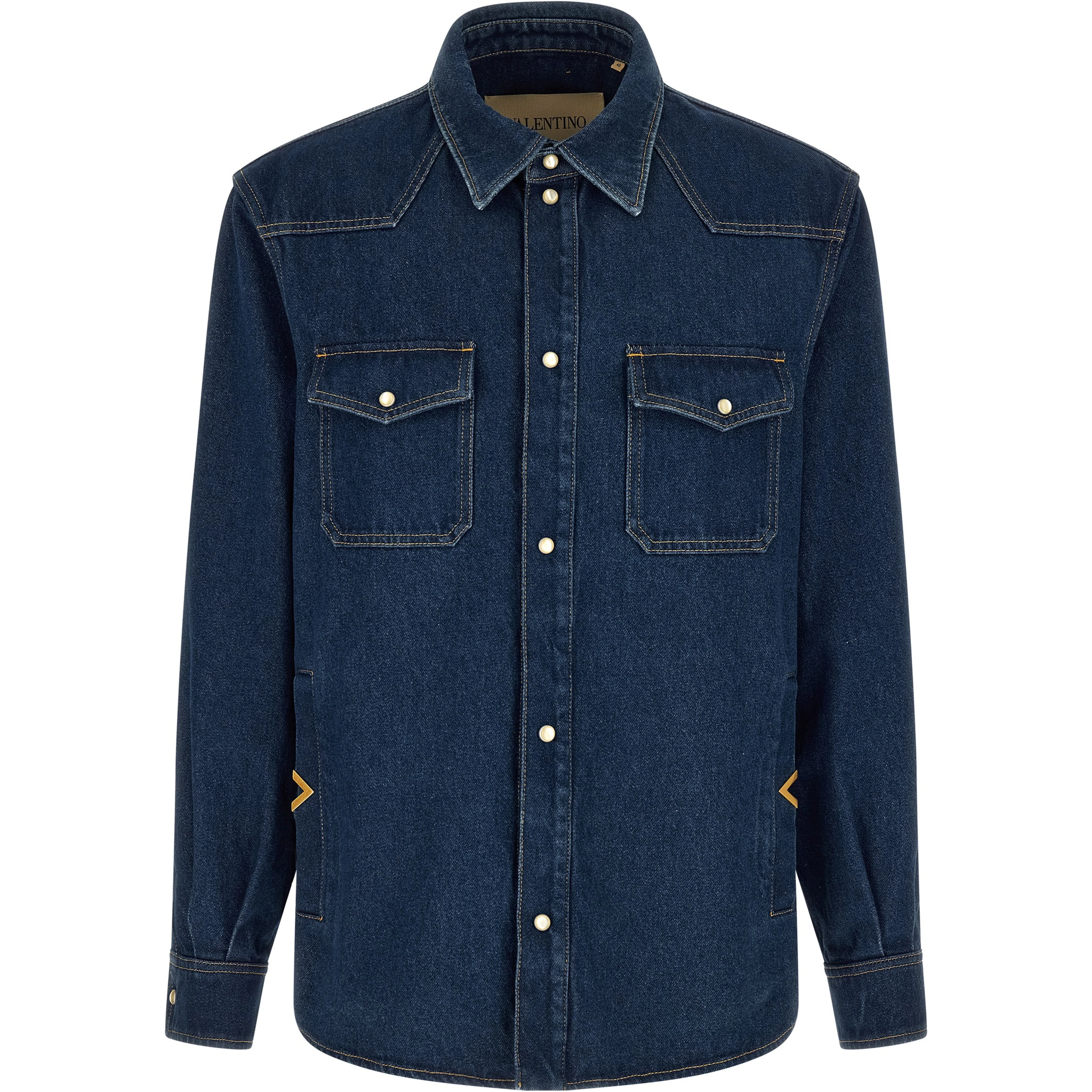 Blue Cotton Blouse