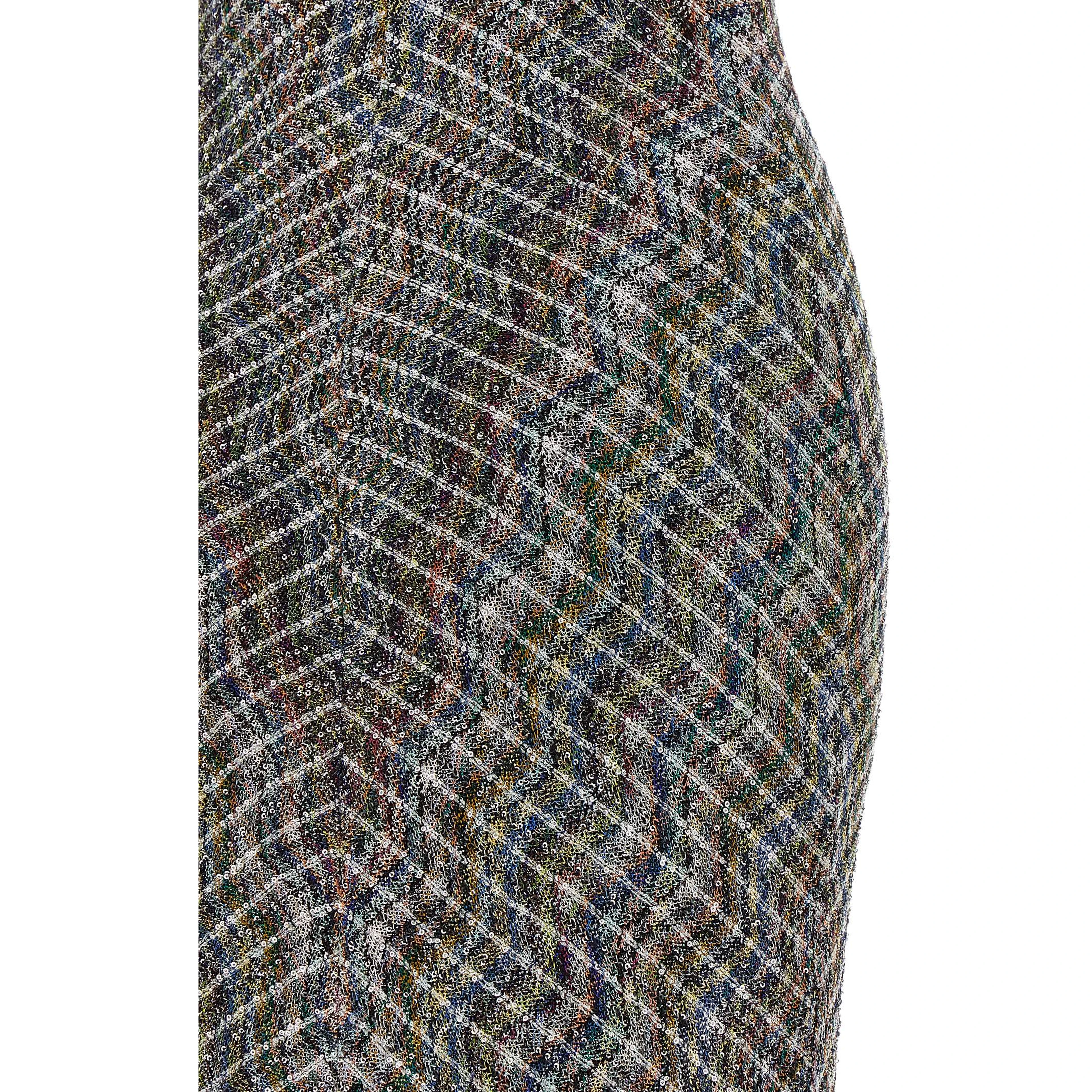 Multicolor Viscose Long Dress