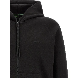 Black Cotton Sweatshirt