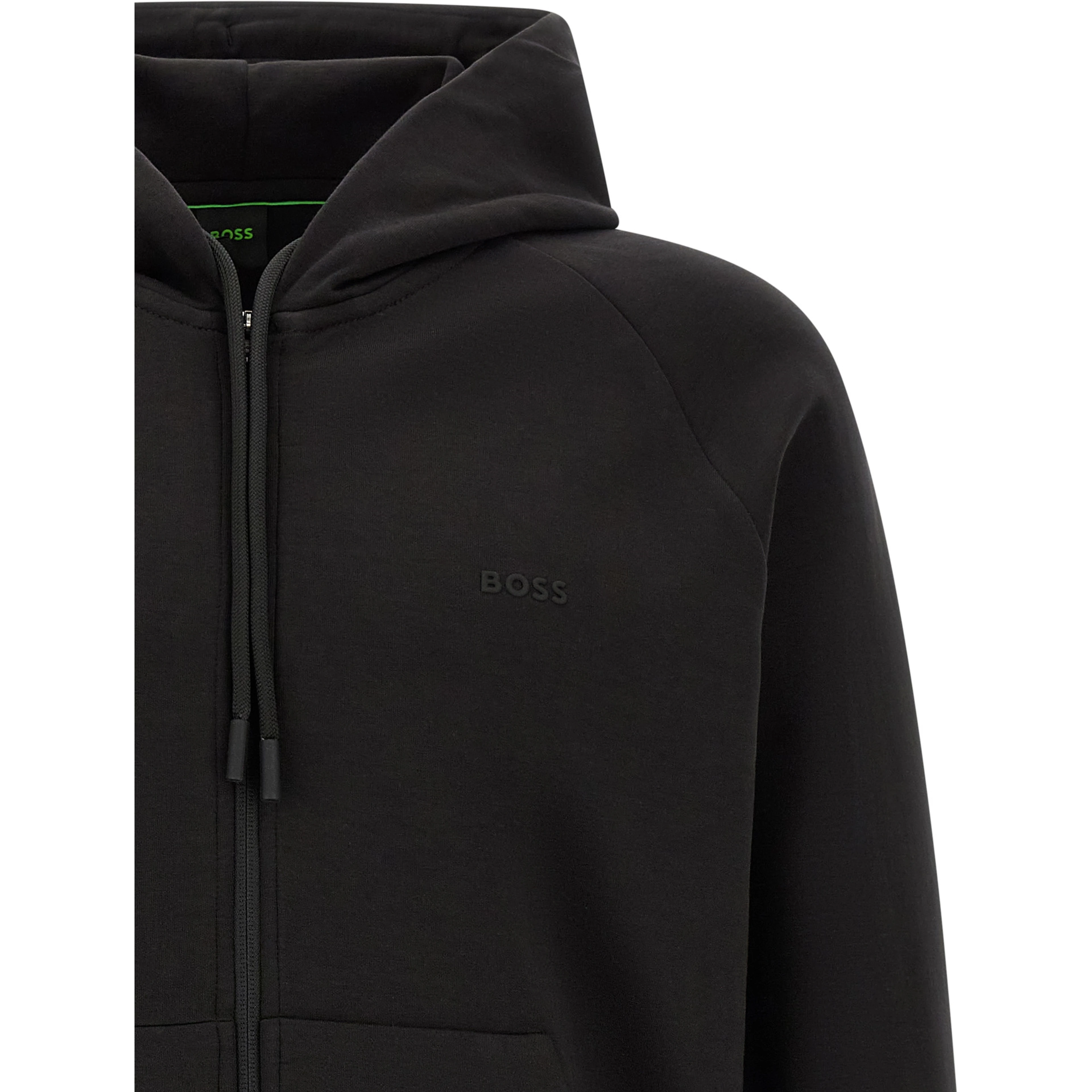 Black Cotton Sweatshirt