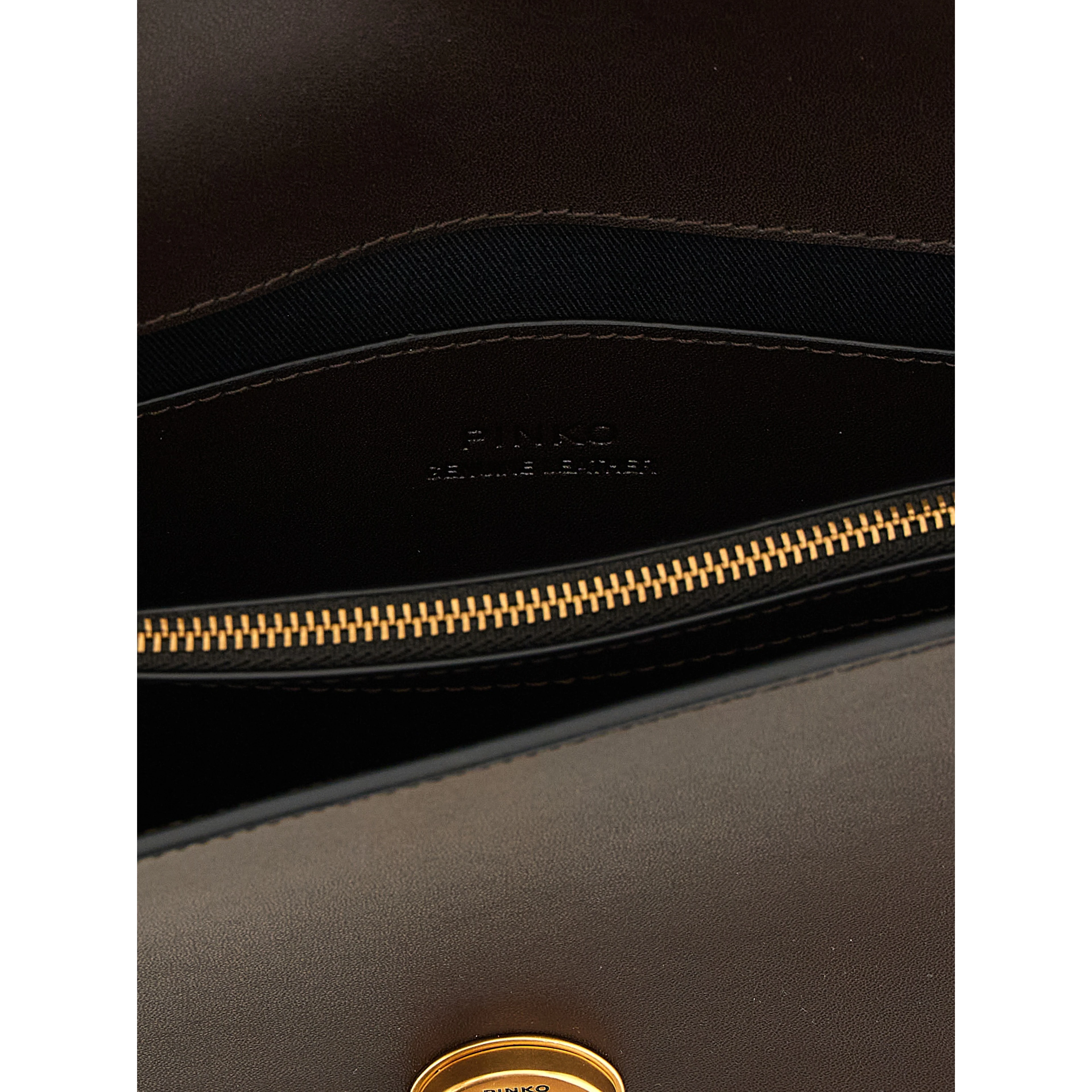 Brown Calfskin Crossbody Bag