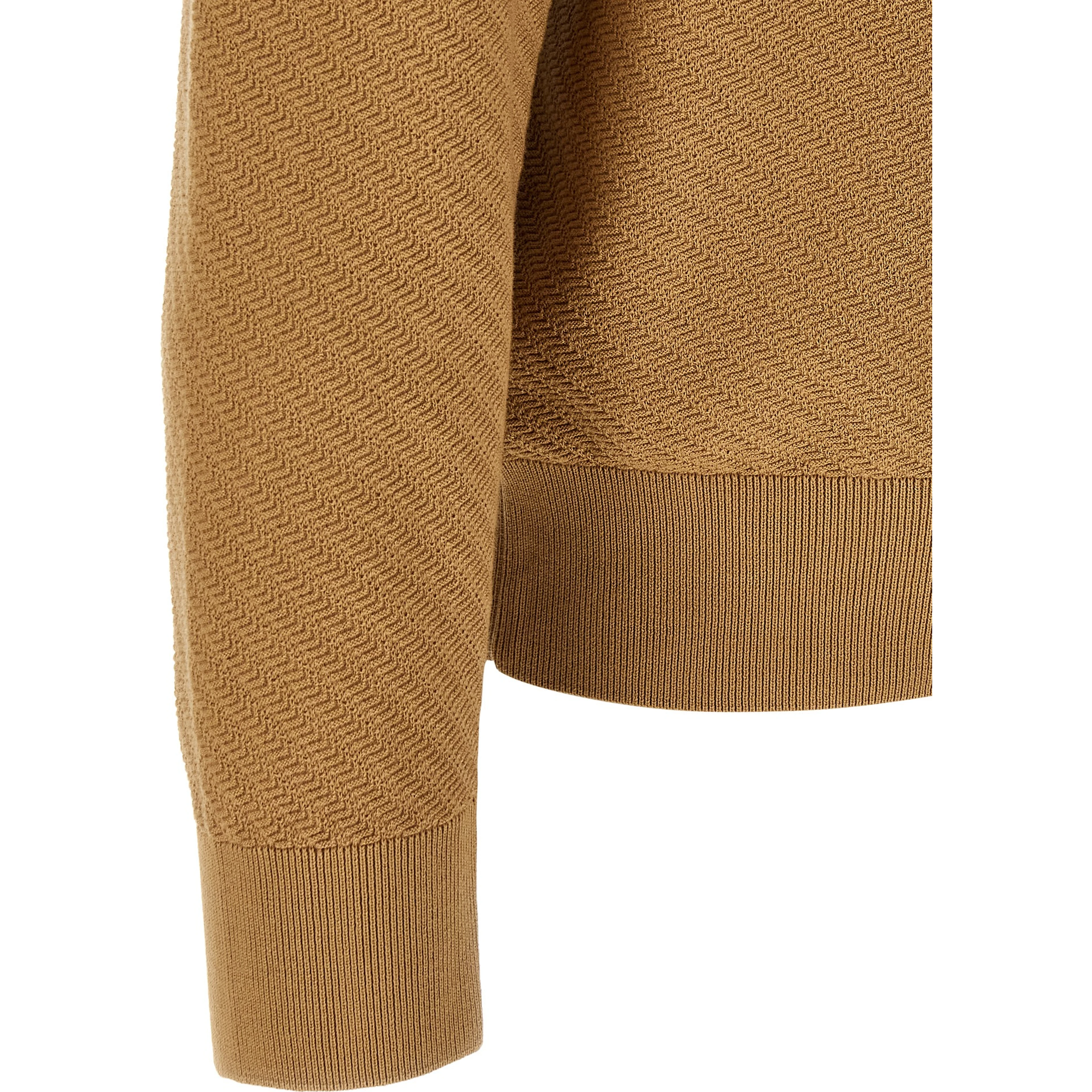 Brown Cotton Polo Shirt