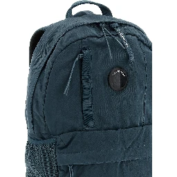 Blue Polyamide Backpack