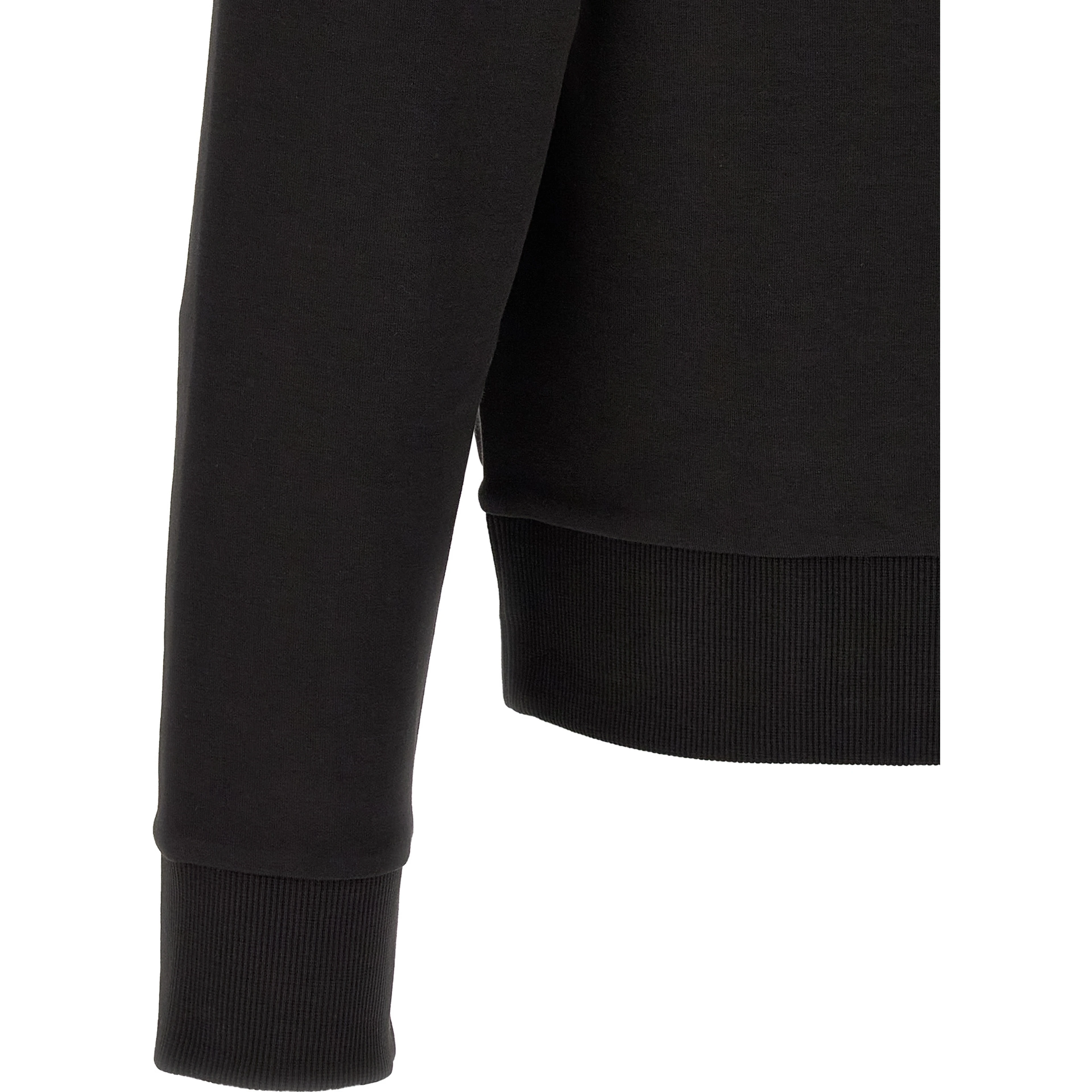 Black Cotton Sweatshirt
