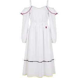 White Cotton Women Dress