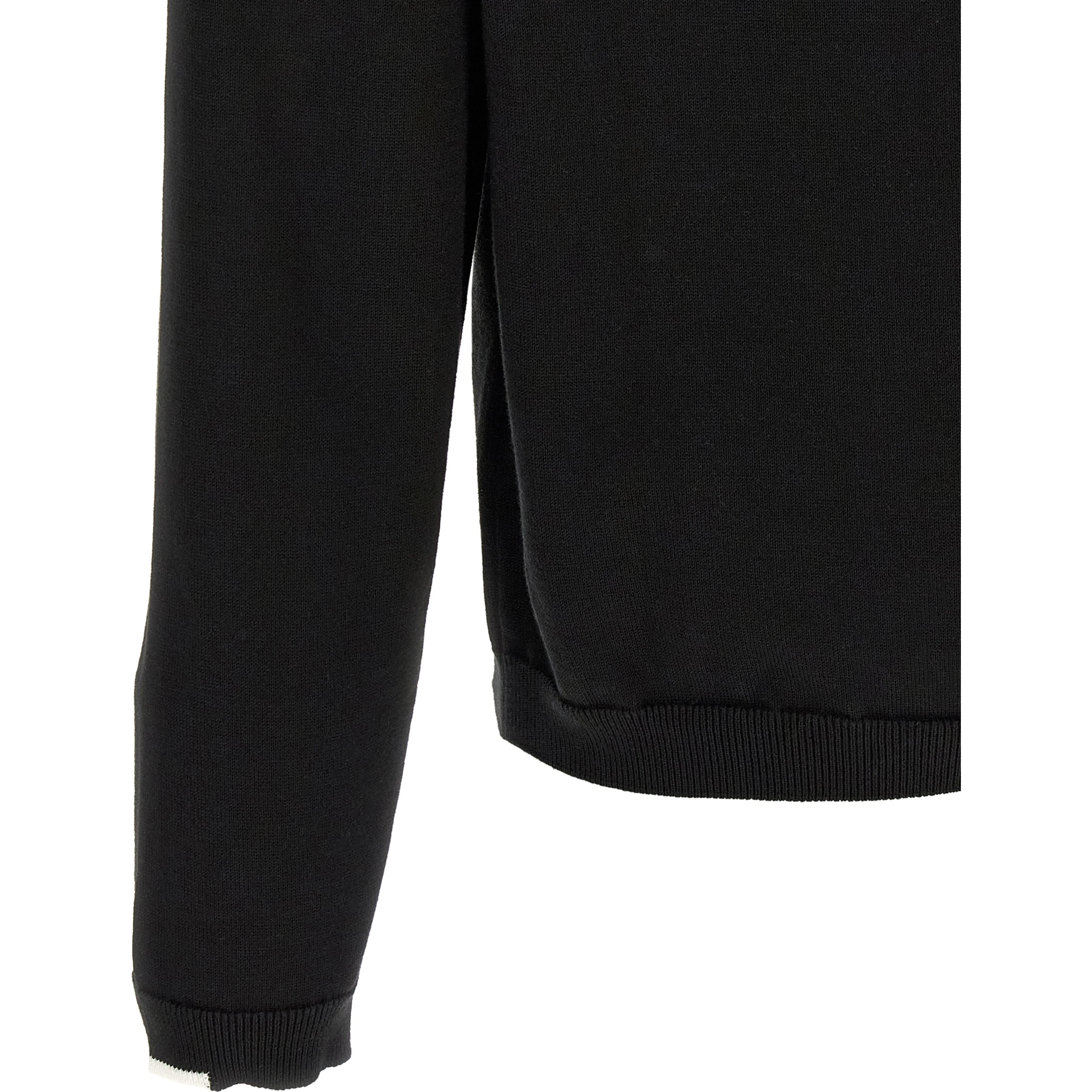 Black Cotton Cardigan