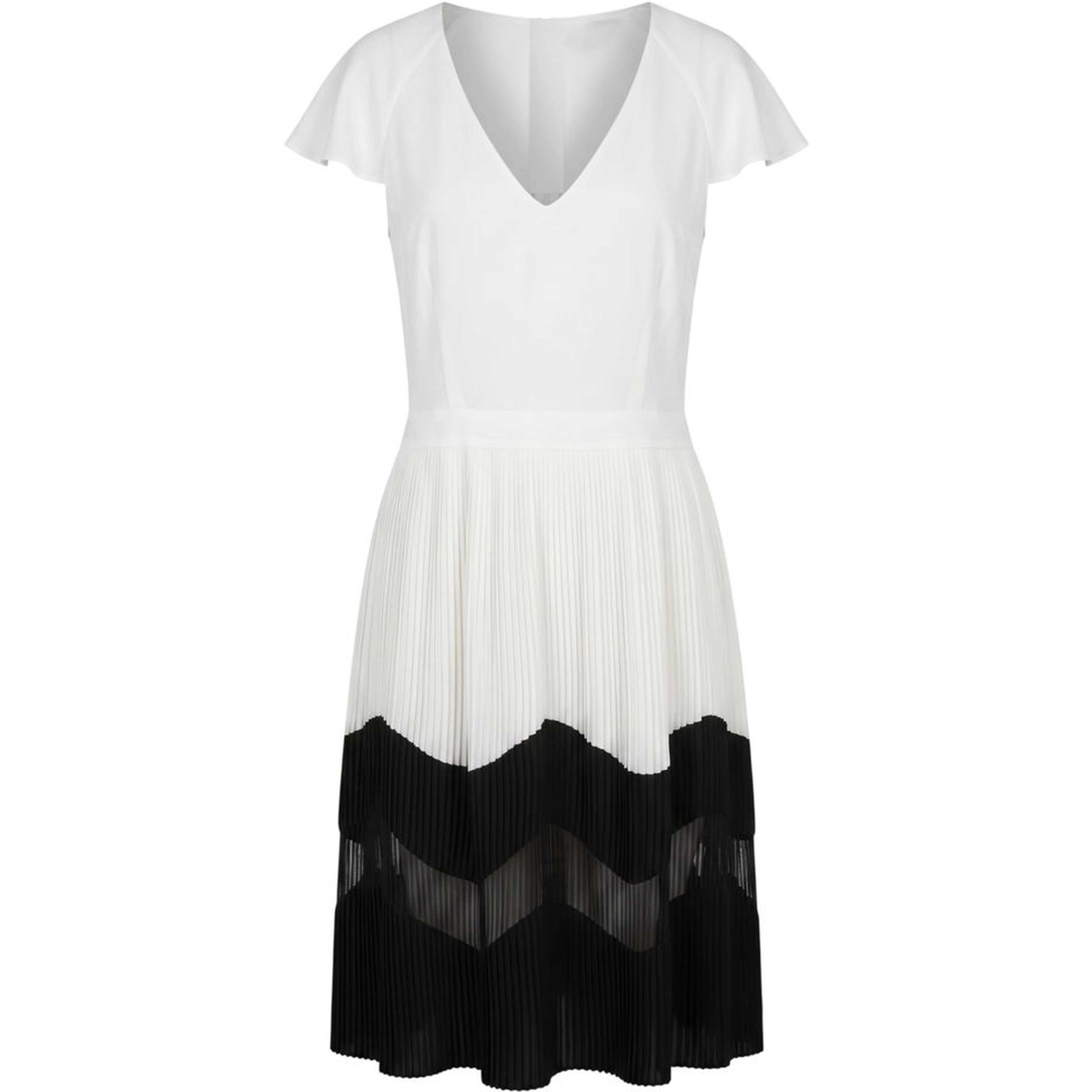 White Polyester Women Dress