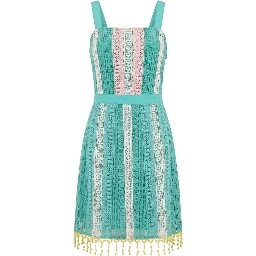 Green Cotton Women Dress
