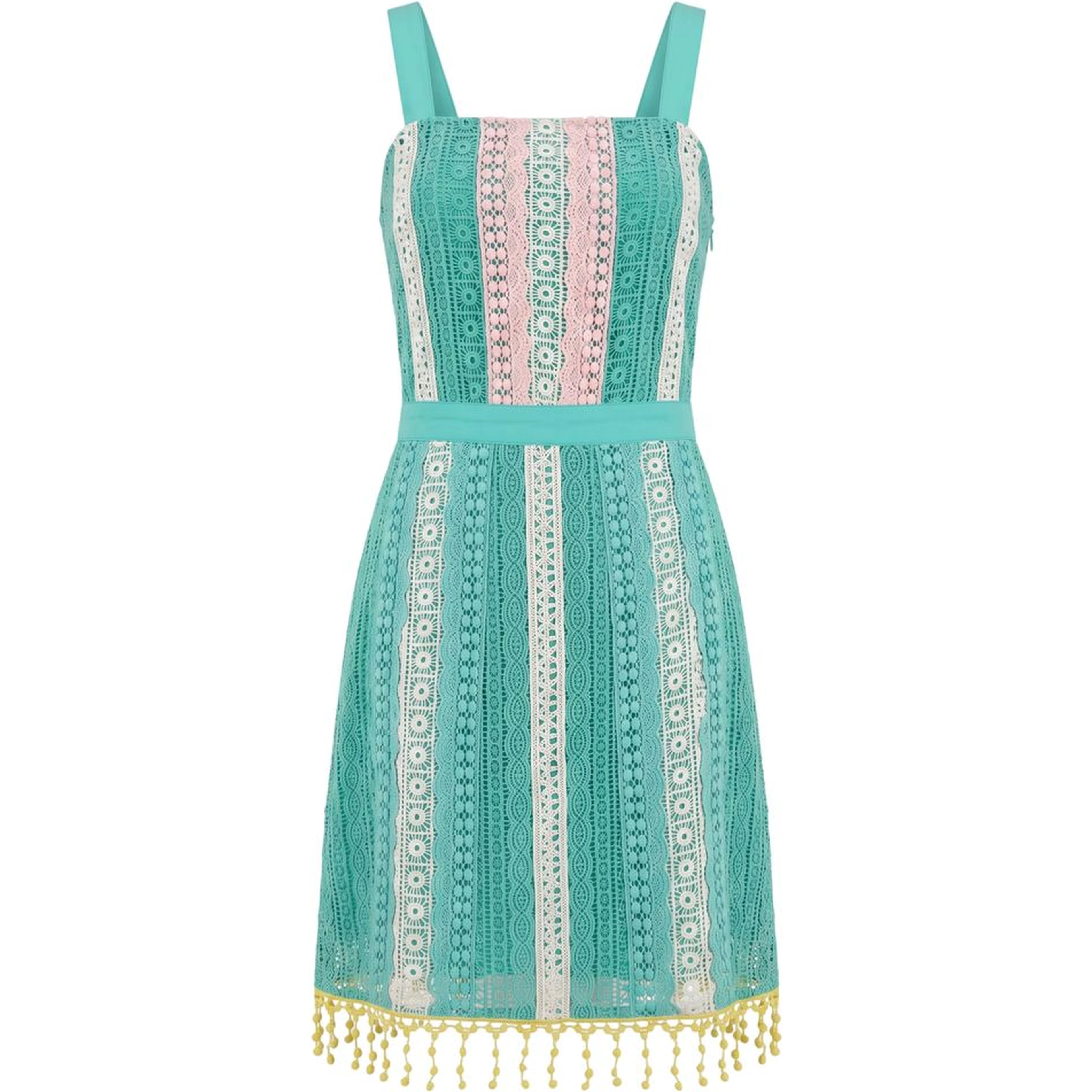 Green Cotton Women Dress