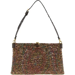 Brown Pvc Clutch Bag