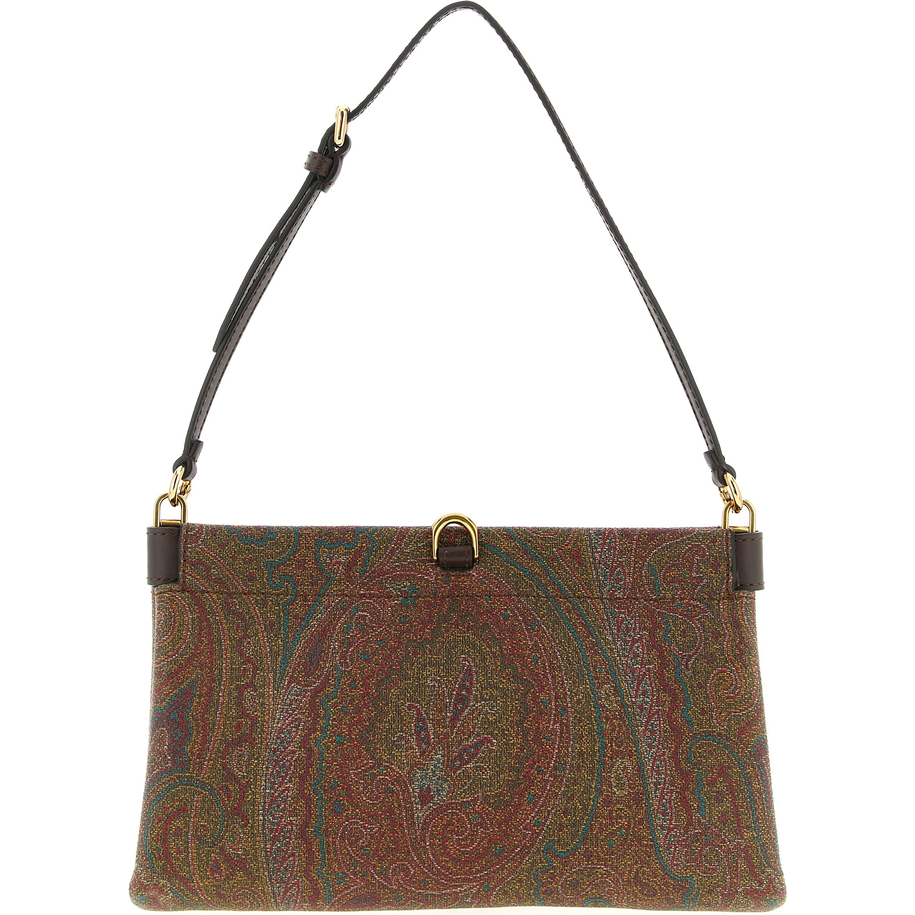 Brown Pvc Clutch Bag