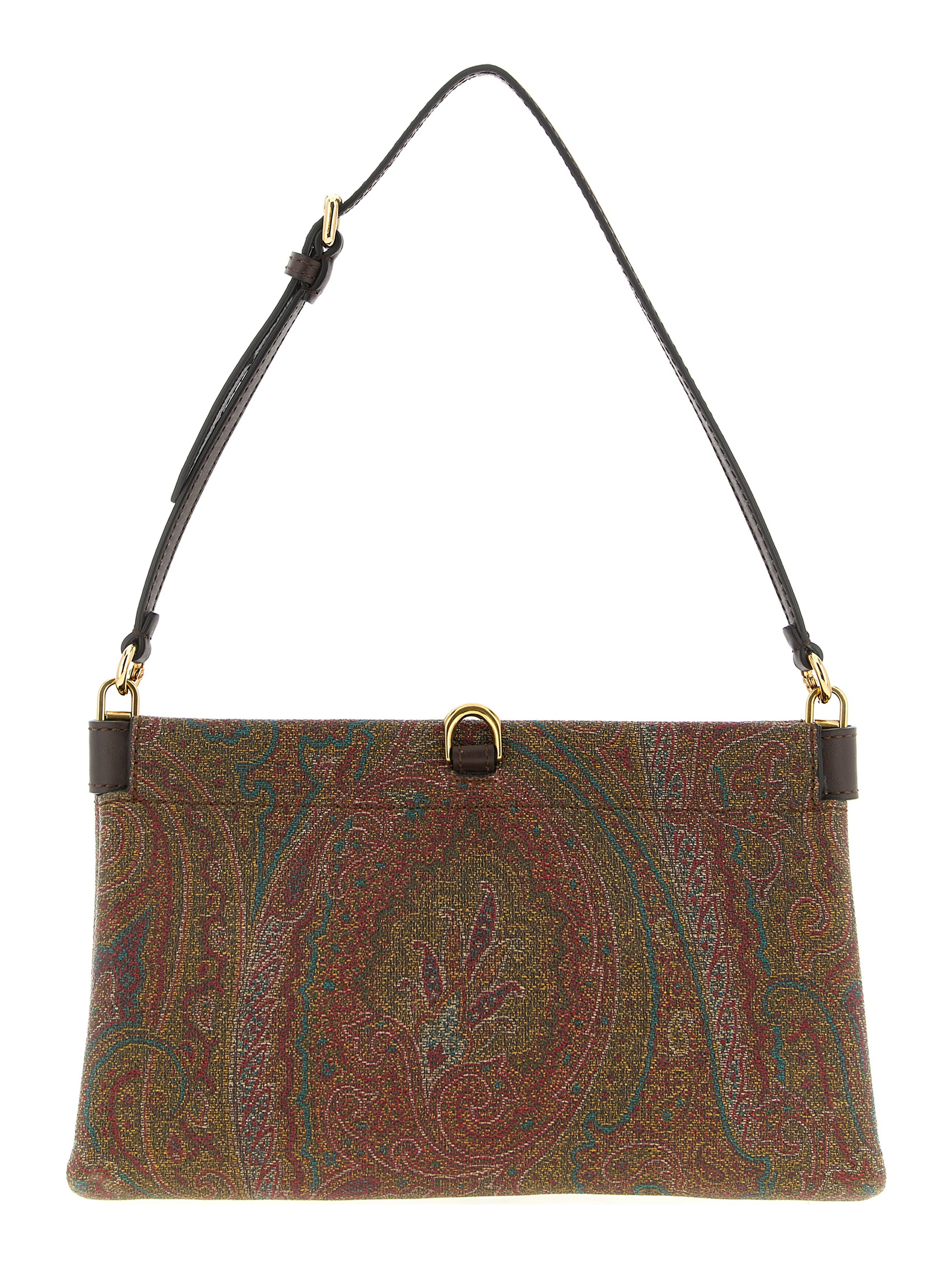 Brown Pvc Clutch Bag