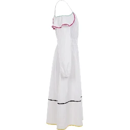 White Cotton Women Dress