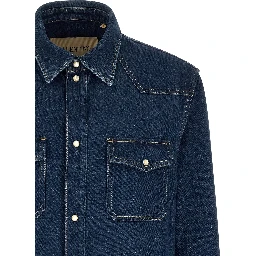 Blue Cotton Blouse