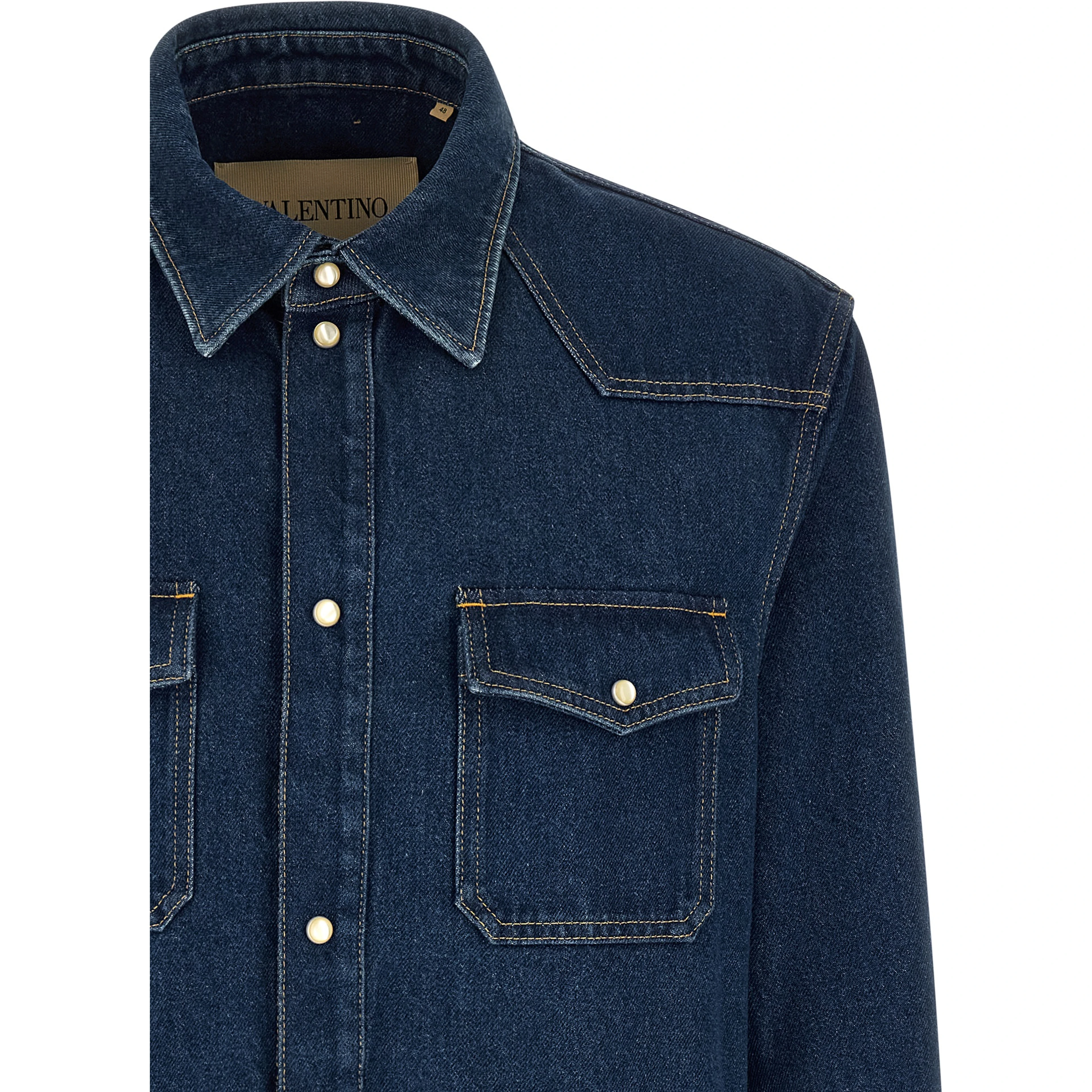 Blue Cotton Blouse