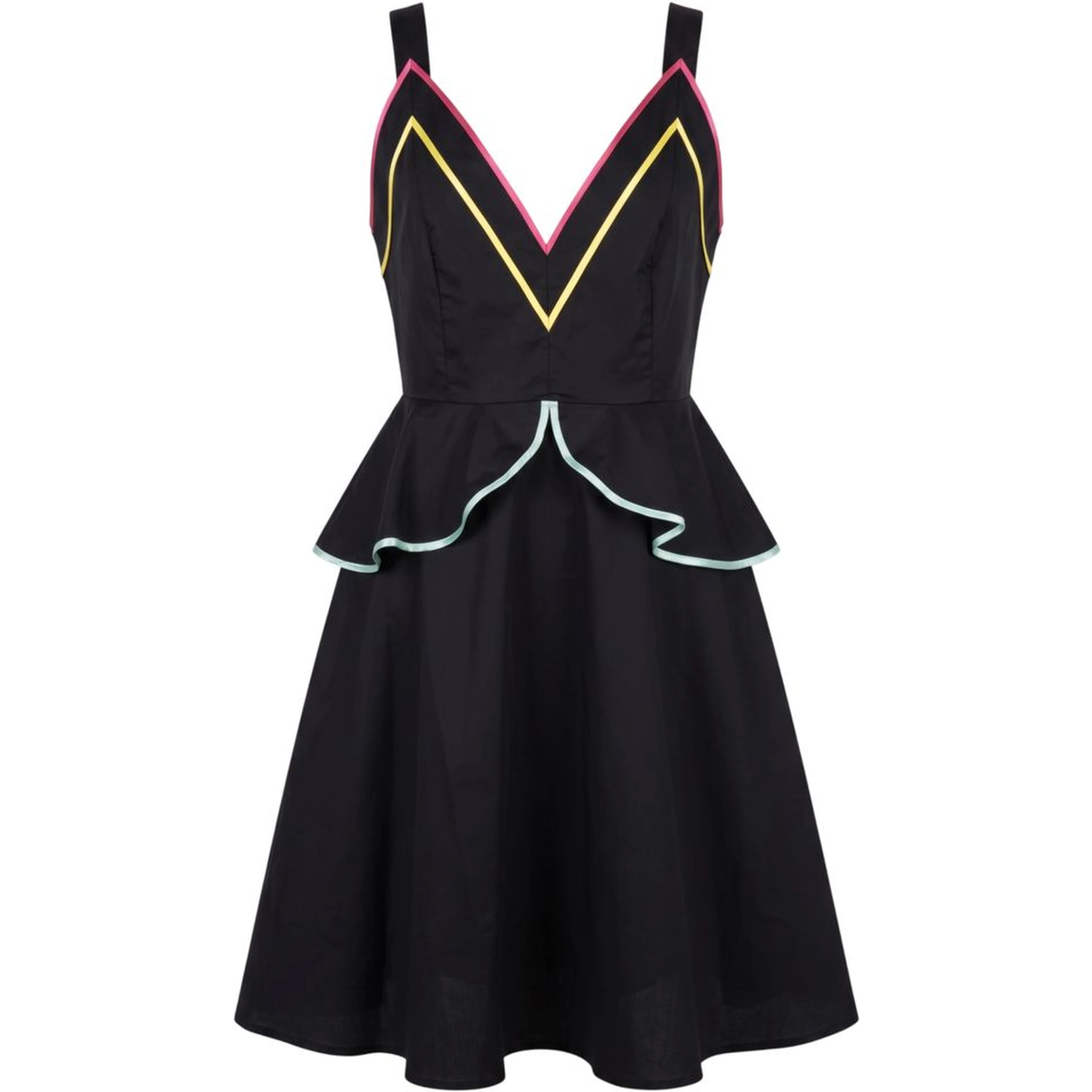 Black Cotton Women's Dress