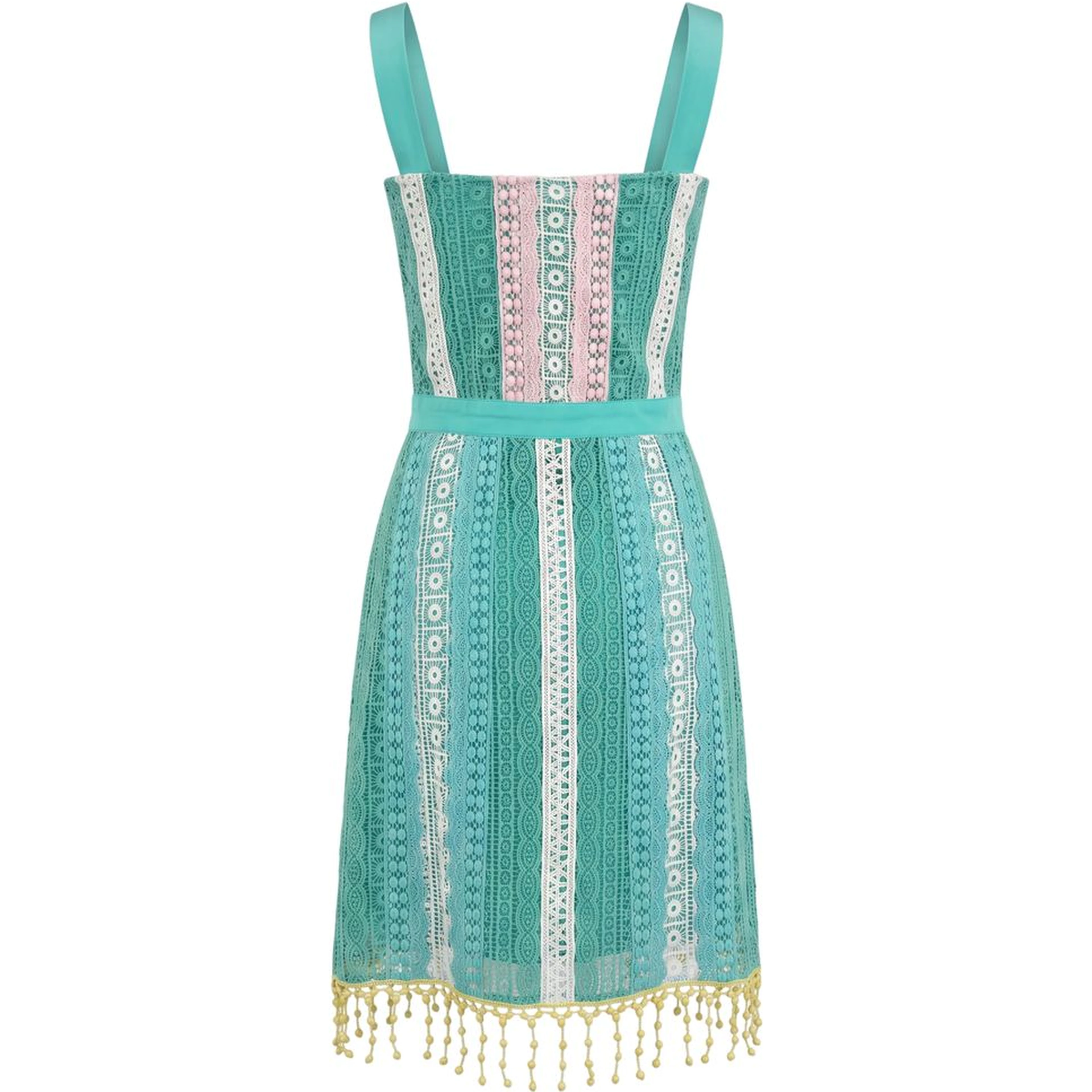 Green Cotton Women Dress