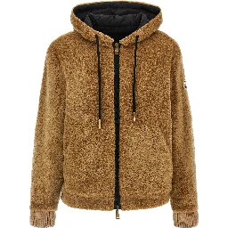 Multicolor Marabou Shell Jacket