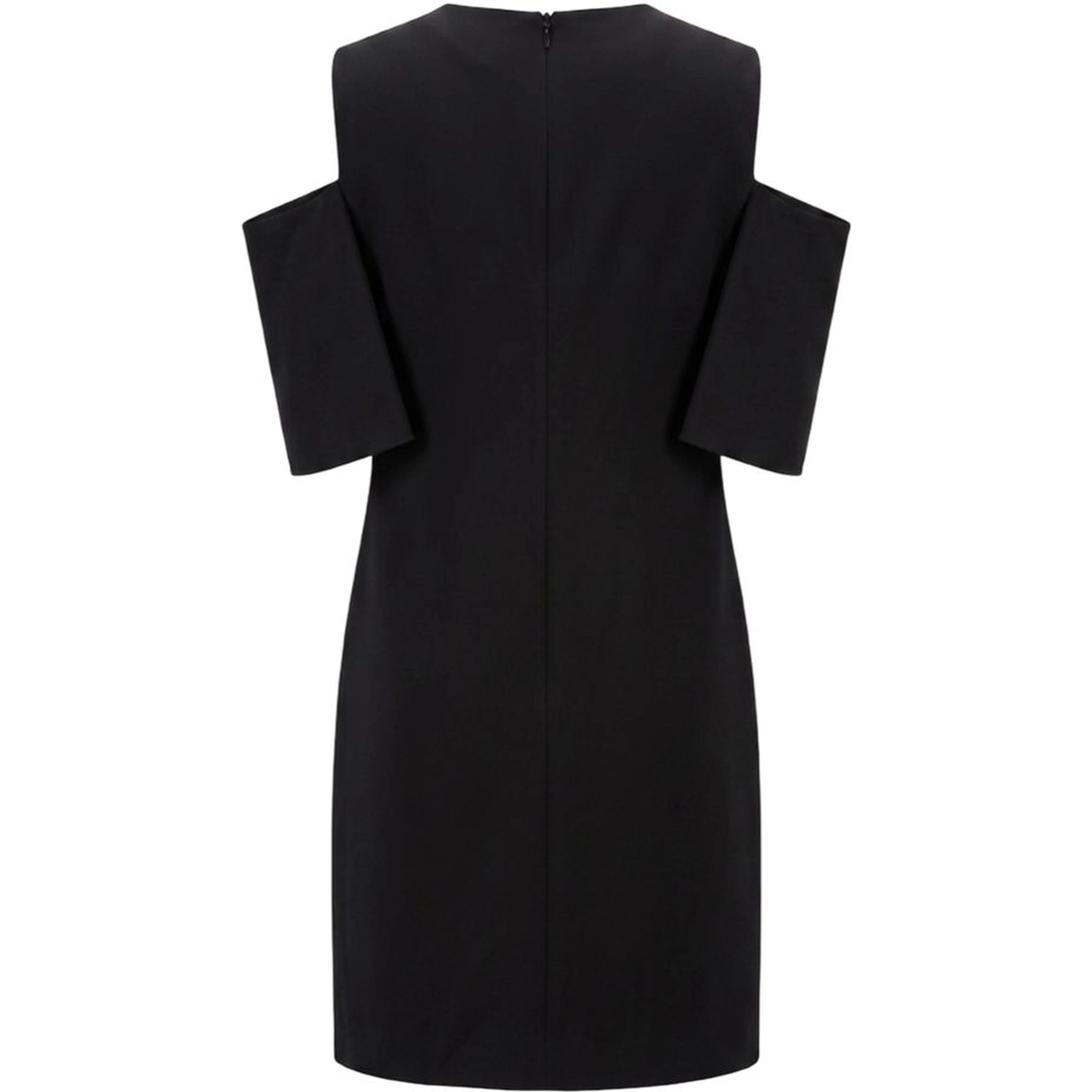Black Polyester Women Dress