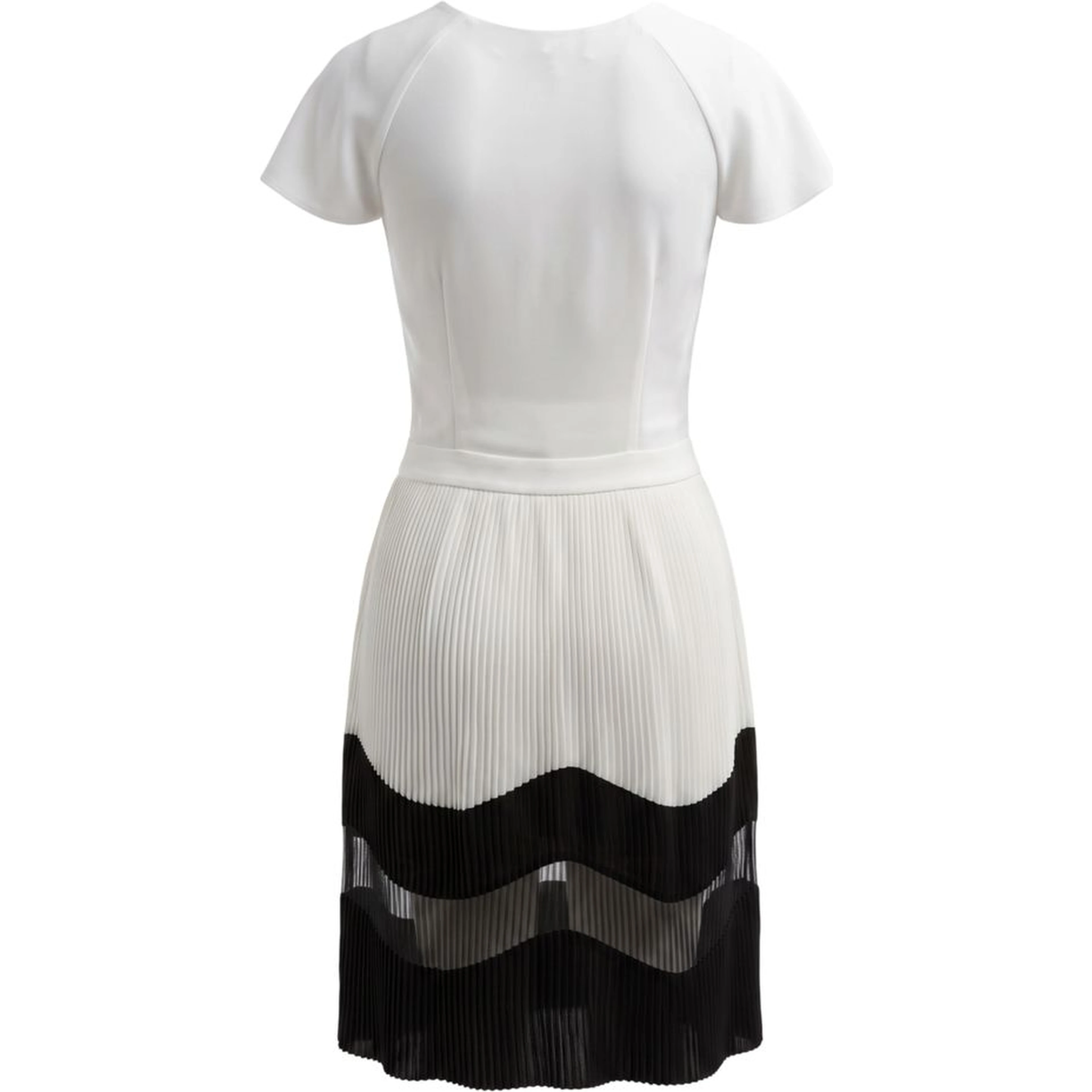 White Polyester Women Dress