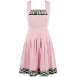Pink Cotton Women Dress