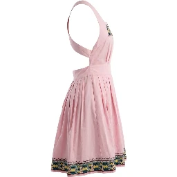 Pink Cotton Women Dress