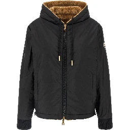 Multicolor Marabou Shell Jacket