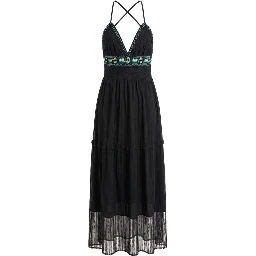 Black Cotton Women Dress